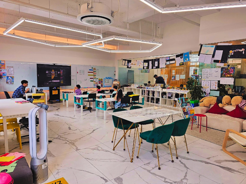 One of the classrooms