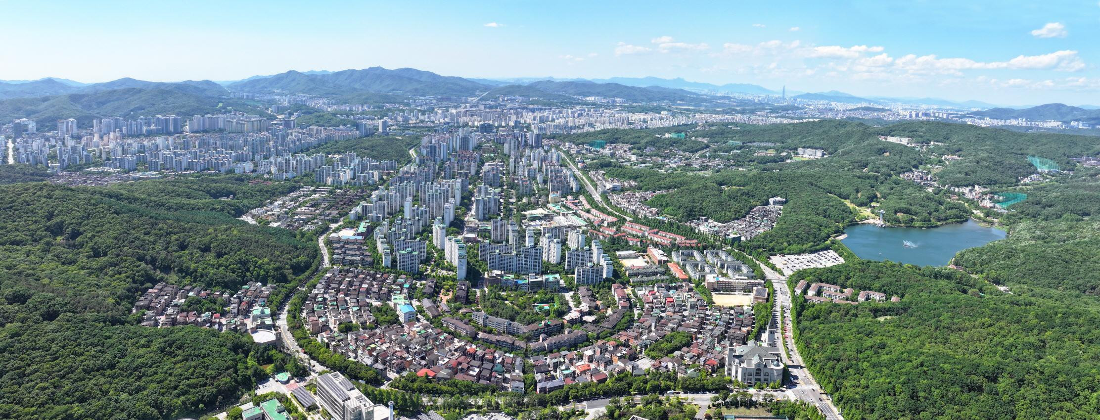 Migeum Station and the Bundang District Migeum Station and the Bundang District