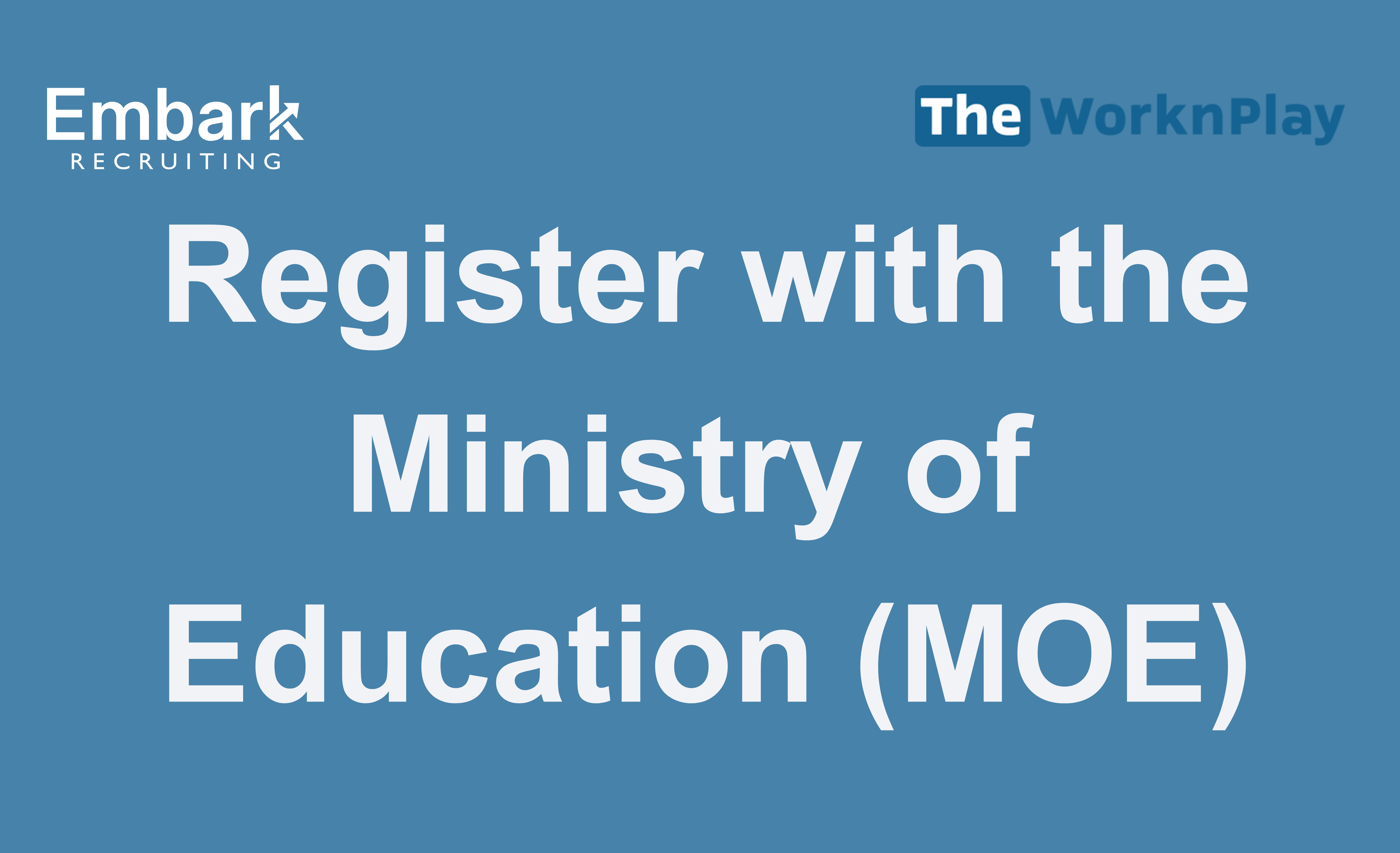 How to Check if Your Job is Registered with the Ministry of Education (MOE)